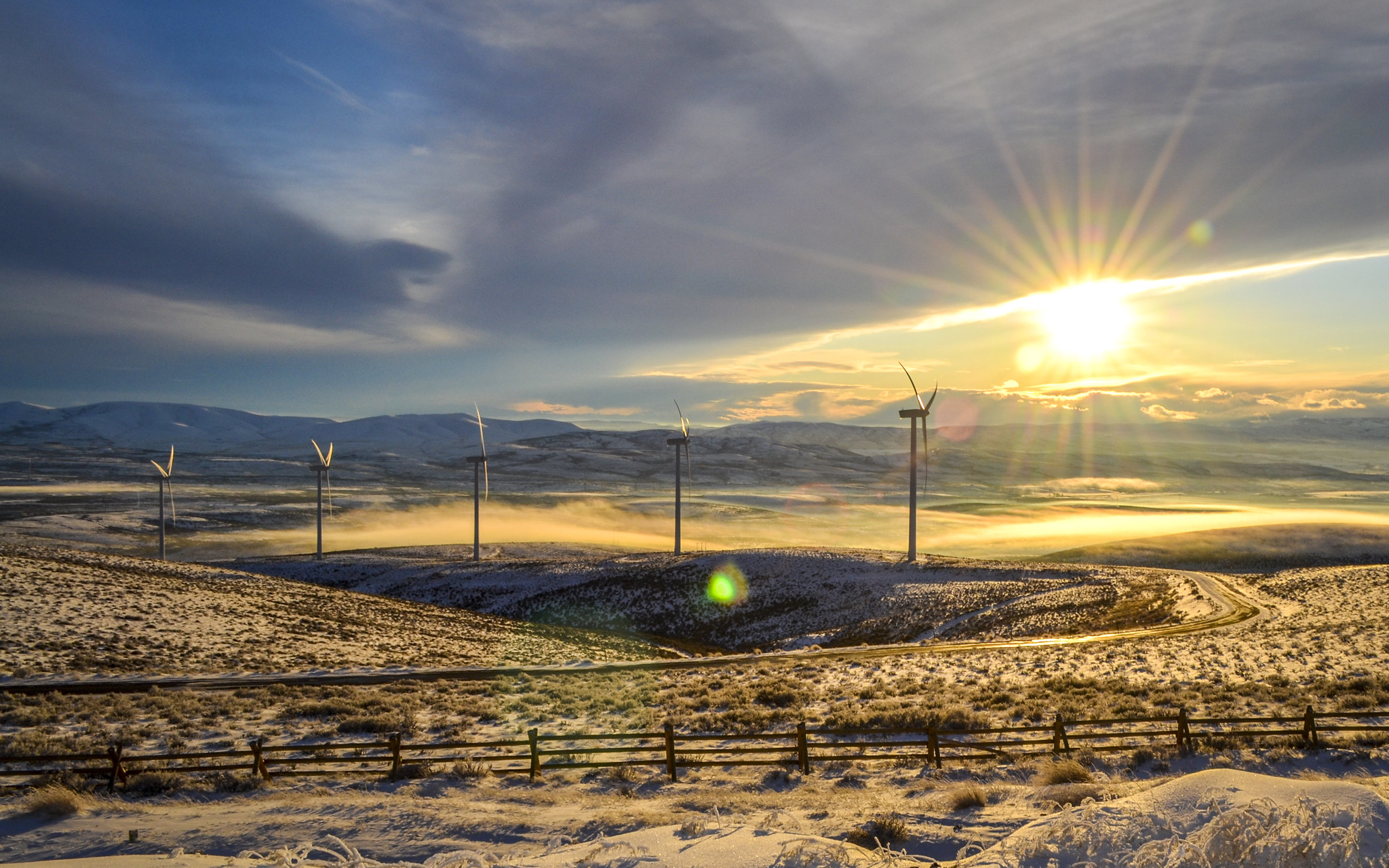 Wind Turbines in the State of Washington